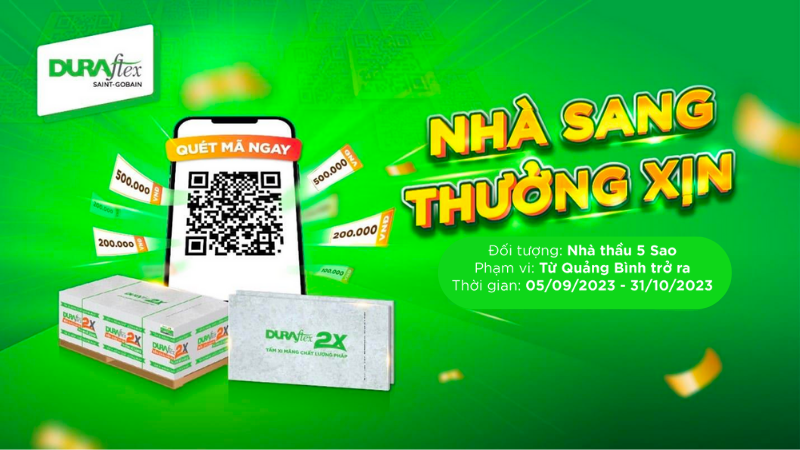 Chương trình khuyến mãi Nhà Sang Thưởng Xịn khu vực miền Bắc